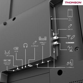 Produktbild Thomson TV 65 UHD SMART 4K QLE T2/C2S2 GOOGLE TV PIEDE (65", QLED, 4K)