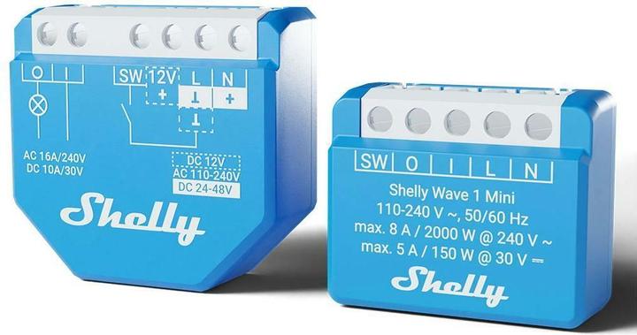 Produktbild Shelly Wave 1 Mini EU LR (Schaltaktor)