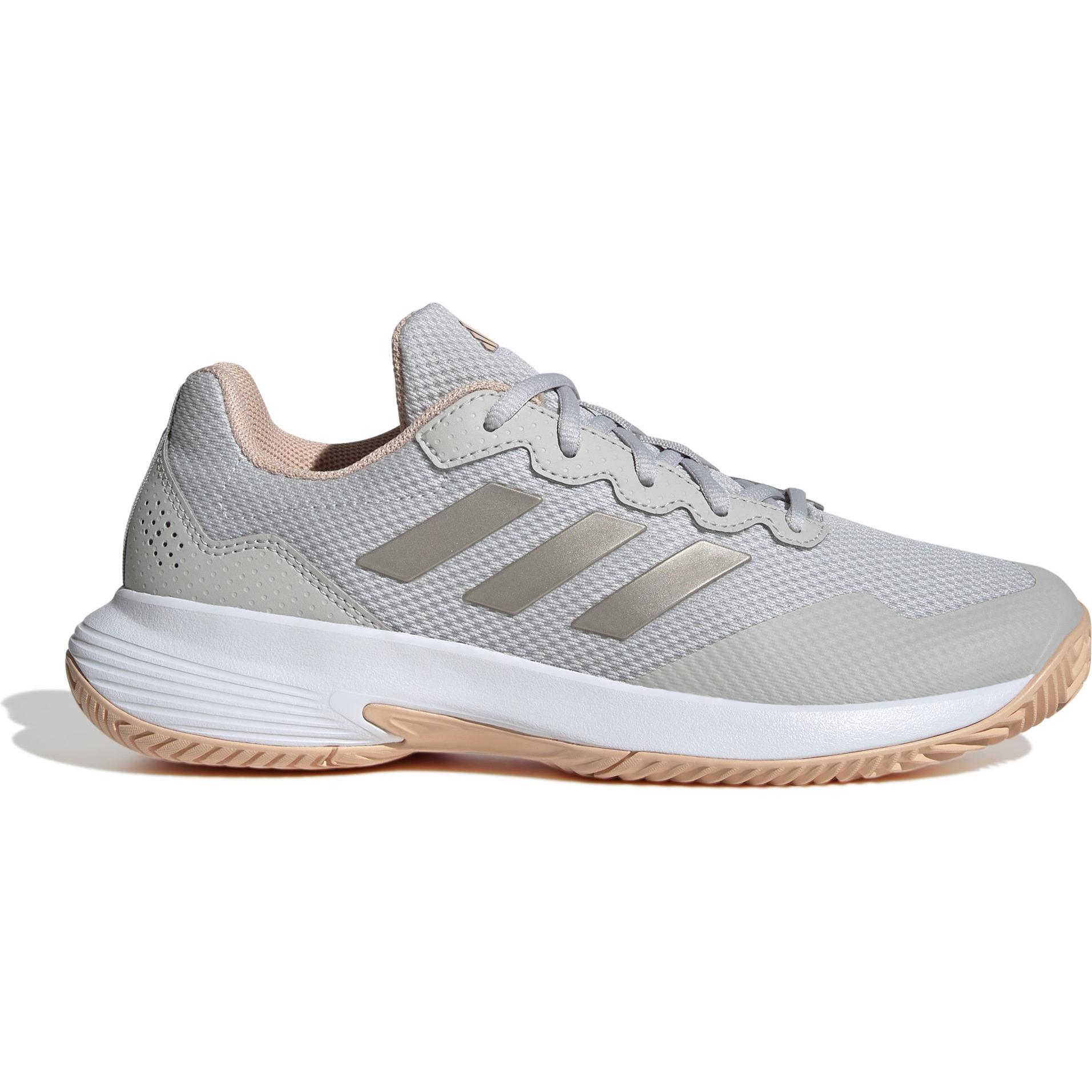 adidas, Damen, Tennisschuhe, GameCourt 2 (38 2/3), Grau