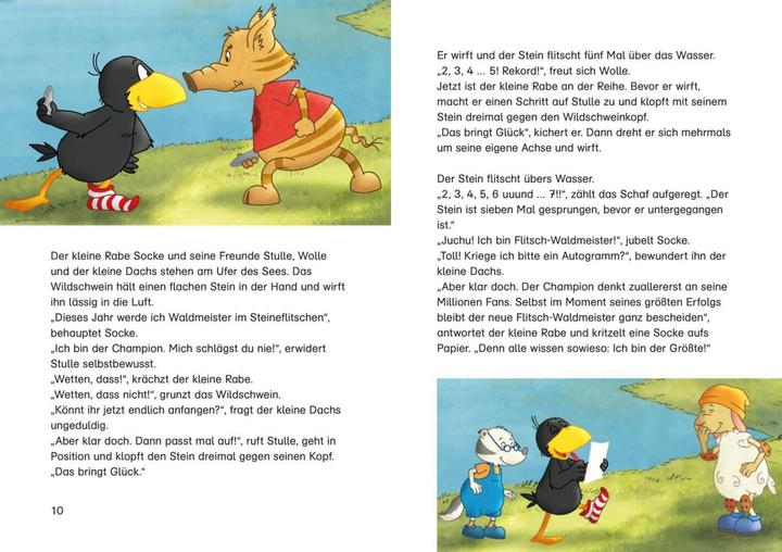 Produktbild Rette sich, wer kann! und andere rabenstarke Geschichten (Deutsch, Nele Moost, 2017)