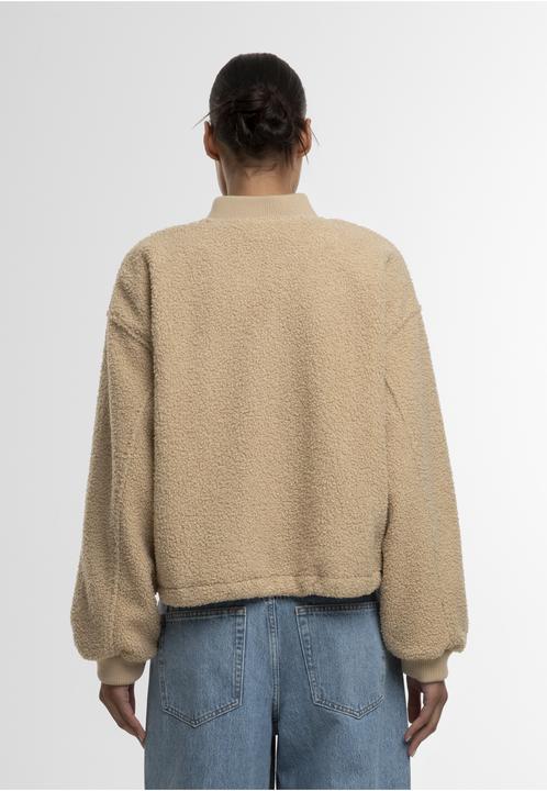 Actual product image Urban Classics Ladies Structured Bomber Jacket unionbeige M (M)