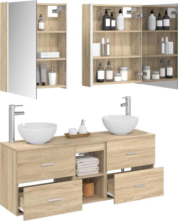 Produktbild vidaXL Badezimmerschrank-Set