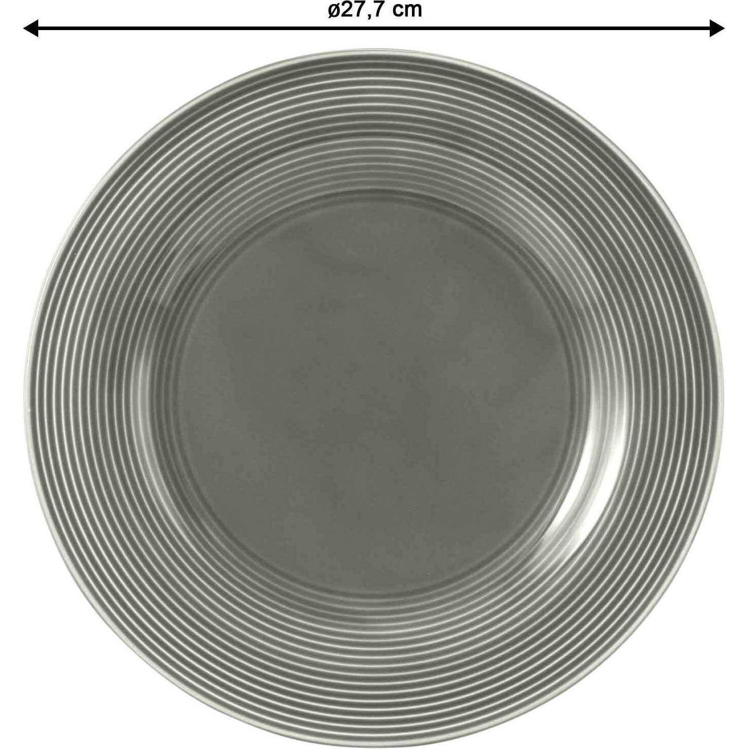 Seltmann Beat Color Glaze Speiseteller, Teller, Grau