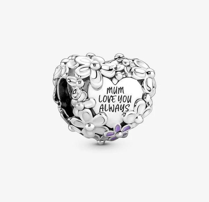 Immagine prodotto Pandora Charm Mum Daisy Heart (Argento 925, Smalto)