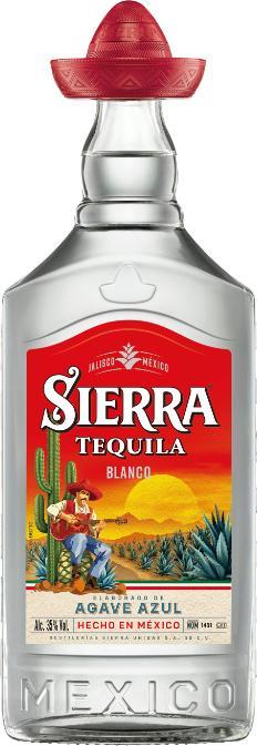 Sierra Tequila Tequila Blanco (1 x 70 cl)