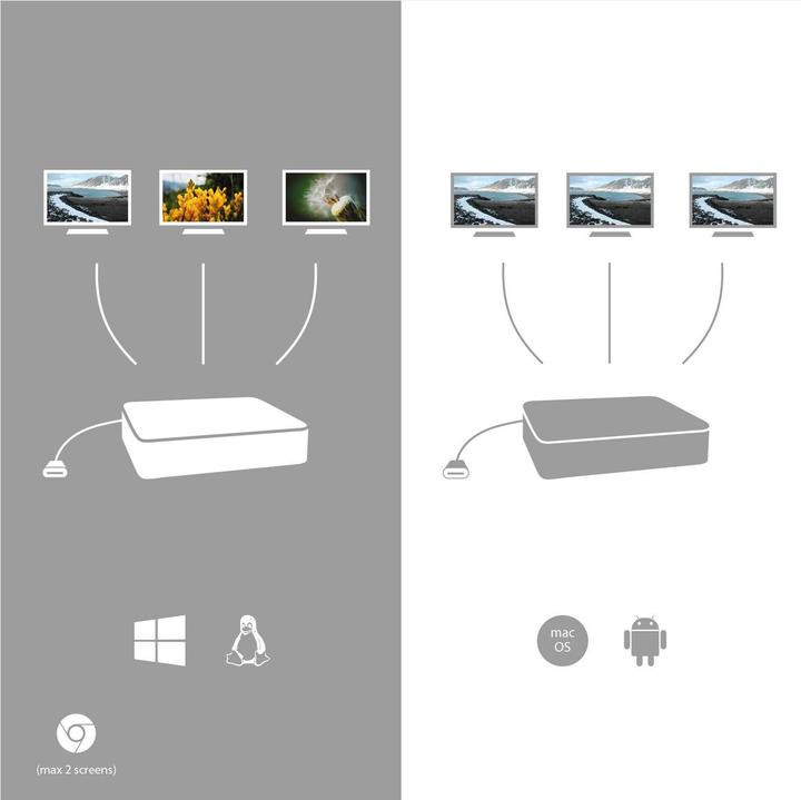 Image du produit i-tec Triple Dock (USB-C, 1 Ports)