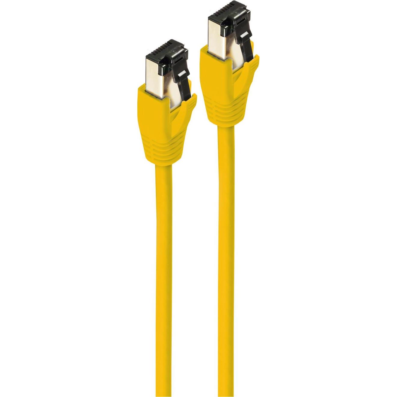 Shiverpeaks -BASIC-S--Patchkabel cat. 8.1 F/FTP PIMF LSZH gelb 1,0m (F/FTP, CAT8.1, 1 m), Netzwerkkabel