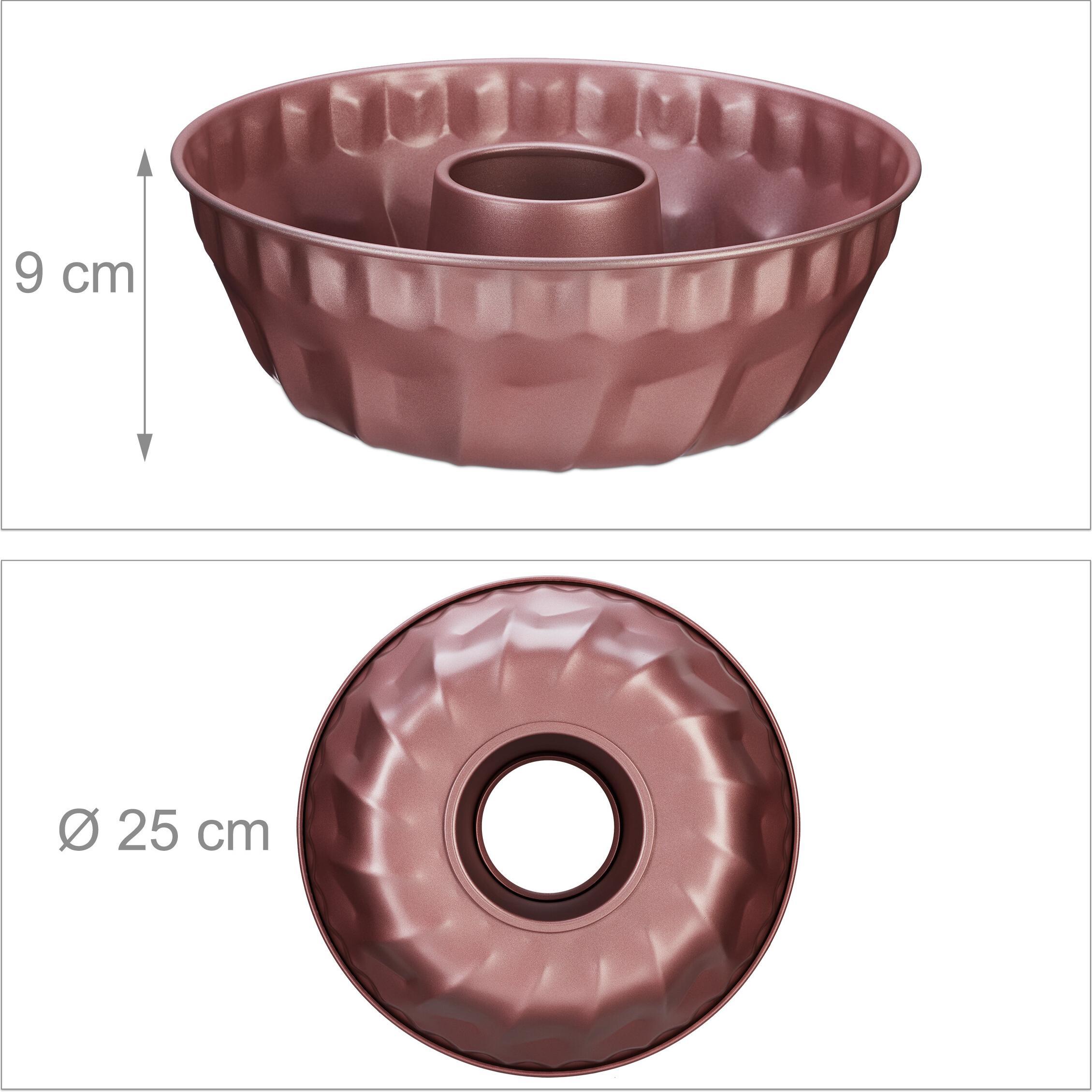 Thumbnail - Relaxdays Gugelhupfform, Backform, Rosa