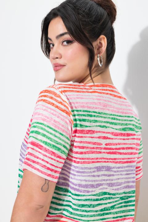 Immagine prodotto Angel of Style Ringelshirt, Komfort Fit, Halbarm (50)