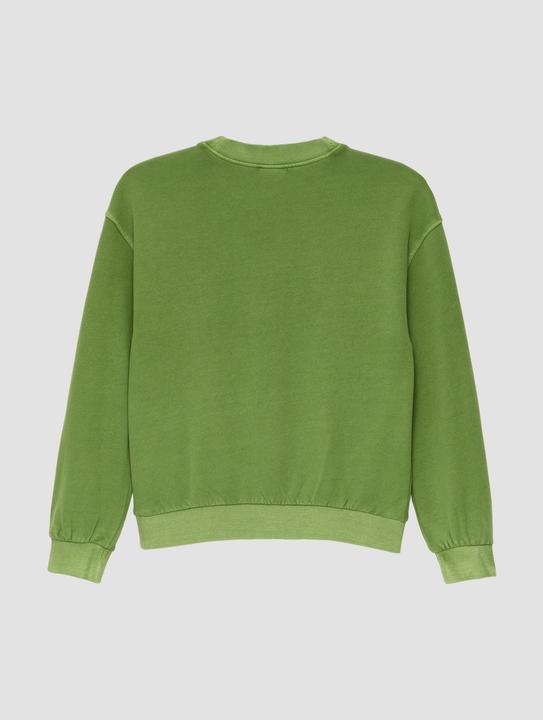 Produktbild s.Oliver Sweatshirt Oversized-Sweatshirt mit Waschung und Frontprint (M)