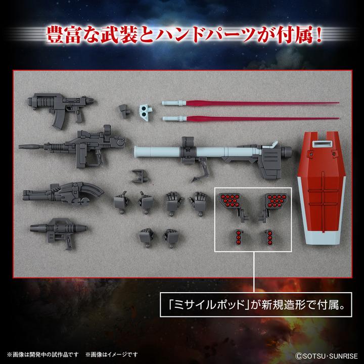 Produktbild Bandai GUNDAM - HG 1/144 GM (Shoulder Cannon / Missile Pod) - Model Kit