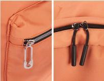 Actual product image Pincello backpack travel color orange stick