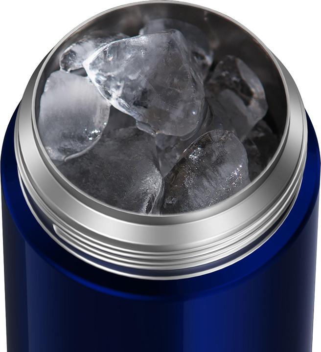 Image du produit Thermos Bouteille isotherme FUNTAINER Straw Bottle, bleu 0,35 L, double paroi en acier inoxydable, bouchon (0.35 l)