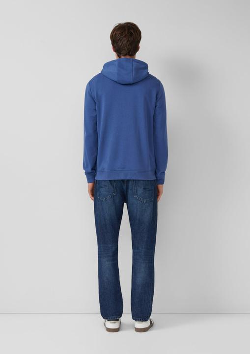 Produktbild s.Oliver Sweatshirt Kapuzenpullover aus Baumwollmix mit Label-Print (L)