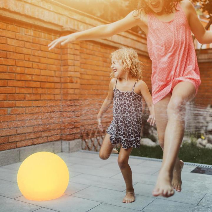 Produktbild Newgarden BULY 50 LED runde Terrassenleuchte im Kugel-Design 50cm E27 Innen & Aussen IP65 (600 lm, E27, IP65)