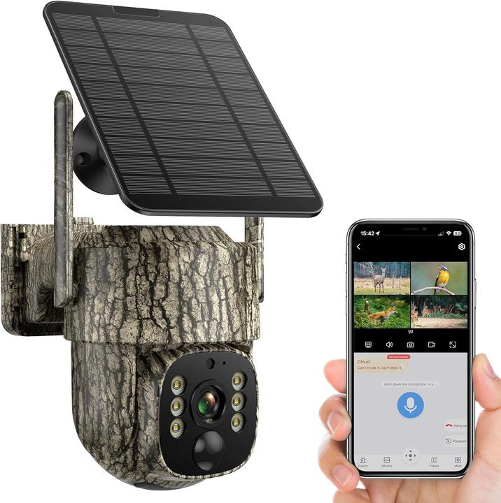 Produktbild Voopeak Wildkamera mit App & Nachtsicht