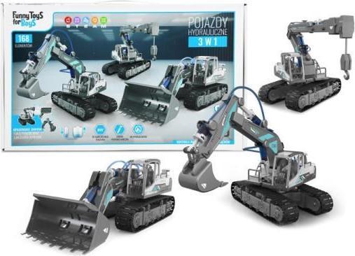 Actual product image Artyk 3 in 1 toys for boys Hydraulic vehicles