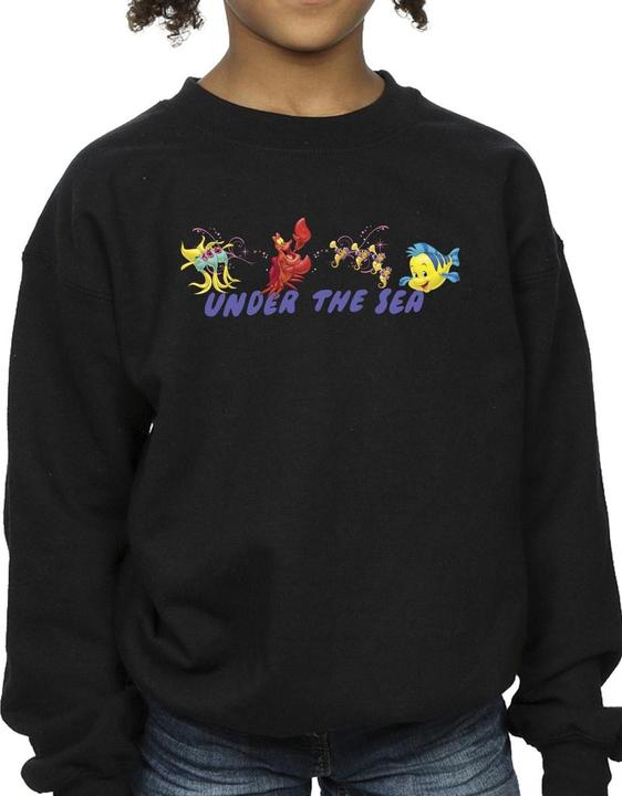 Produktbild Disney The Little Mermaid Under The Sea Sweatshirt Mädchen (128)