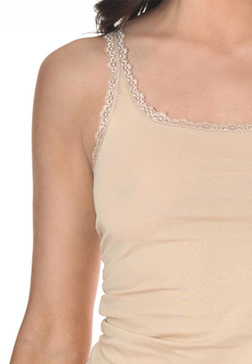 Immagine prodotto Maxte COTTON LACE Tanktop Frauen 3er Pack (M)