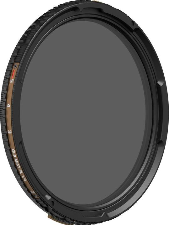 Actual product image PolarPro Chroma VND/PL 2-5 Gold Mist lens filter - 82 mm (82.82 mm, Neutral density filter)