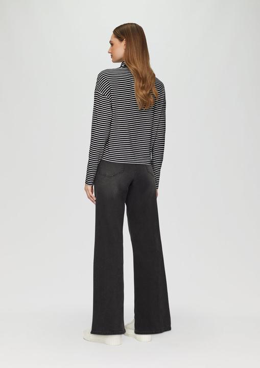 Produktbild S.Oliver T-Shirt Gestreiftes Langarmshirt im Relaxed Fit (36)