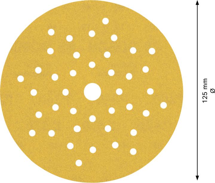 Produktbild Bosch Professional Zubehör EXPERT C470 Schleifpapier Mehrloch für Exzenterschleifer, 125 mm, G 240, 5-tlg. (240)