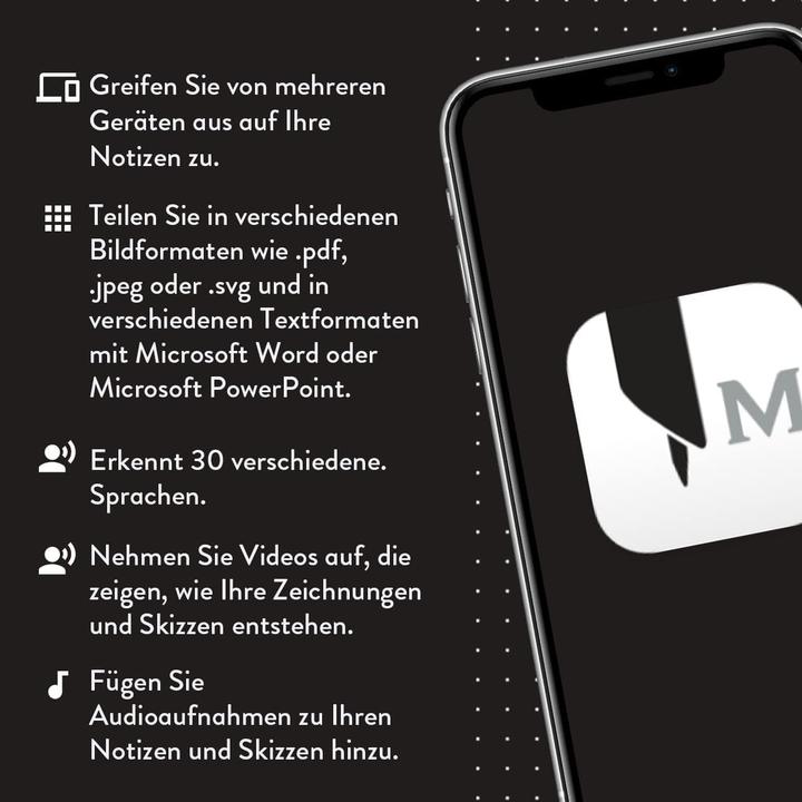 Produktbild Moleskine Smart Writing (135 x 210 mm, Liniert, Harter Einband)