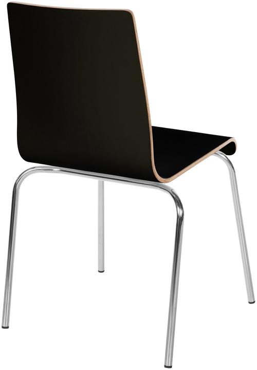 Actual product image CLP Gahanna stackable chair with backrest HPL seat shell