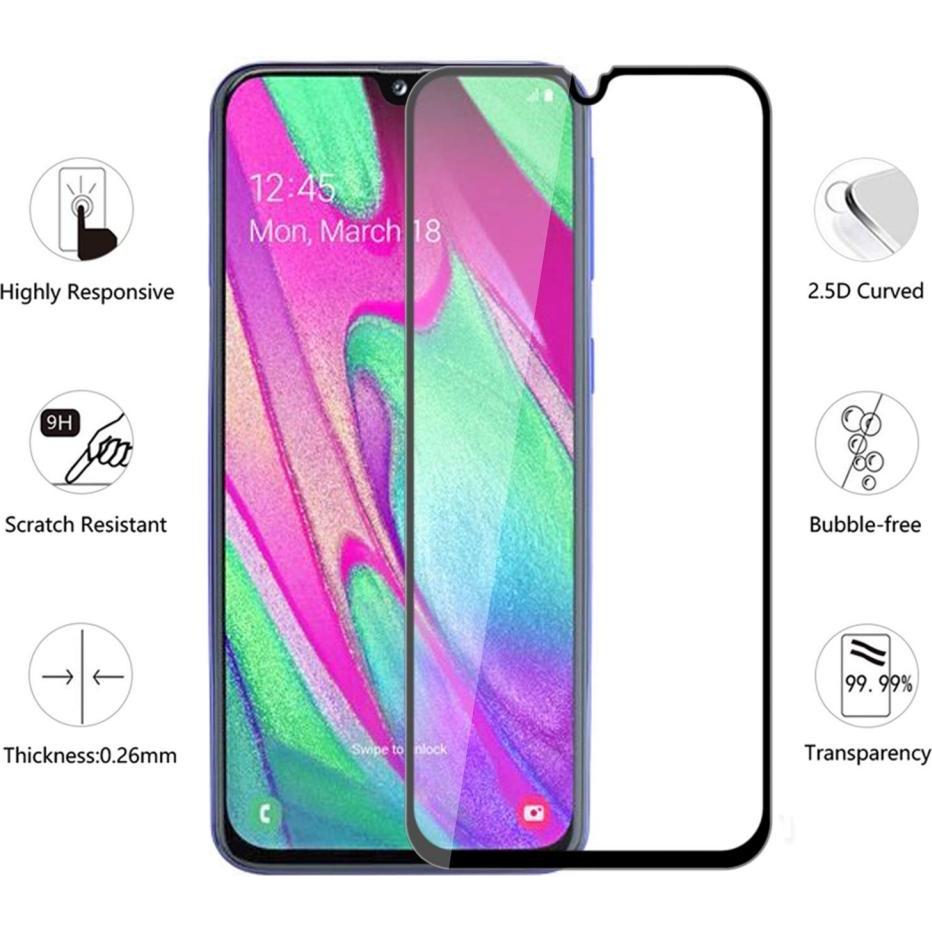 Thumbnail - Screenguard Samsung Galaxy A40 Full Screen Panzerglas Schutzfolie 2.5D 9H (1 Stück, Samsung Galaxy A40), Smartphone Schu...