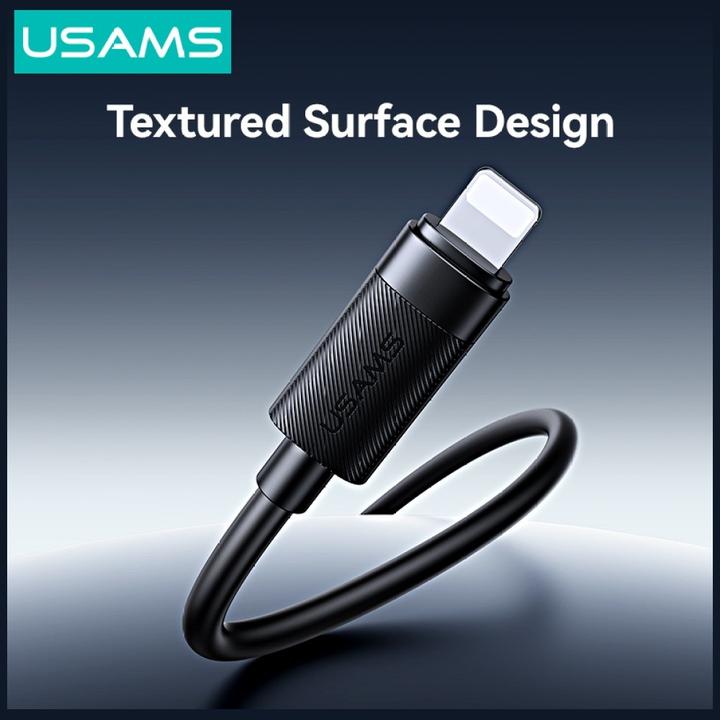Immagine prodotto Usams Cable U94 30W USB-C to Lightning 1m black (1 m, 30 W)