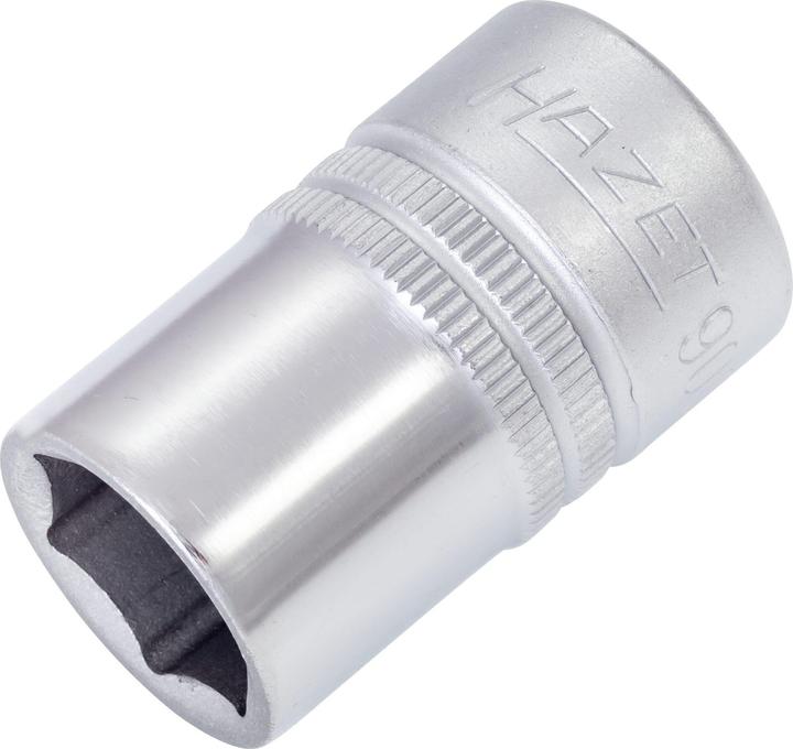 Actual product image HAZET Socket ∙ hexagon 900-15 ∙ Square, hollow 12.5 mm (1/2 inch) ∙ Outside hexagon traction profil… (15 mm)