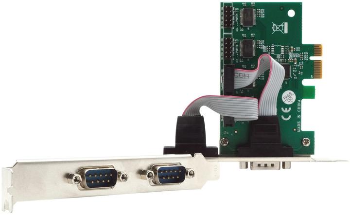 Actual product image Exsys GmbH PCIe 4S Serial RS-232 Card (ASIX)