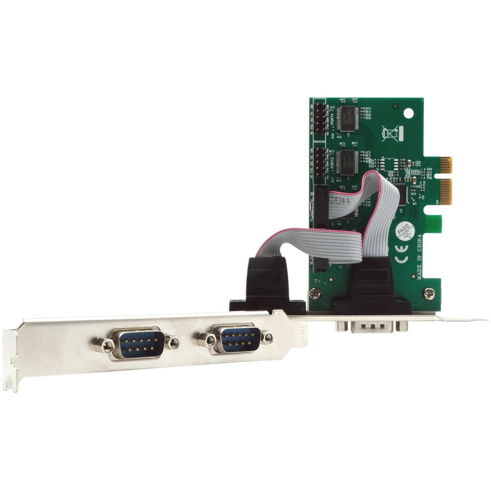 Thumbnail - Exsys GmbH PCIe 4S Seriell RS-232 Karte (ASIX), Kontrollerkarte