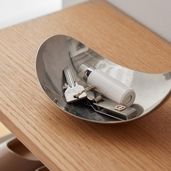 Produktbild Yamazaki TOWER 5-stöckiges Schuhregal mit Holzablage und Rollen