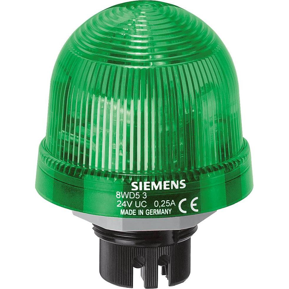 Siemens, Sicurezza personale, Lampeggiante 24V/UC 0,125A IP65 gn Kst 8WD5320-0CC