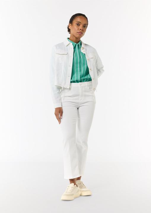 Immagine prodotto Comma Bluse Gestreifte Hemdbluse mit Manschetten und Teilungsnaht (44)