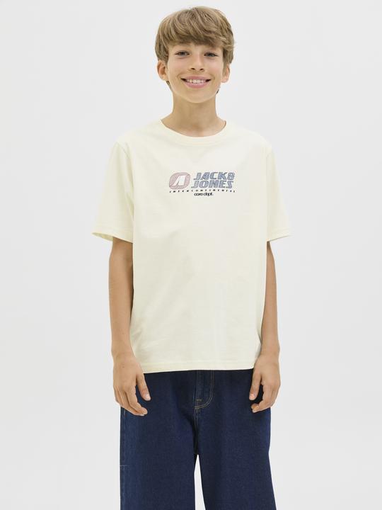 Actual product image Jack & Jones Jcotier Front Print Tee Ss Cn Sn Jnr (176)