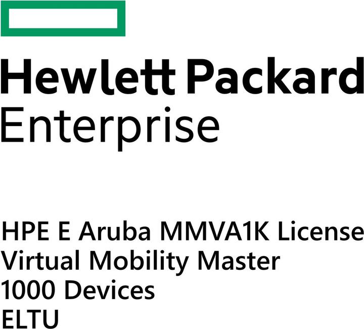 Actual product image HPE E Aruba MM-VA-1K License, Virtual Mobility Master, 1000 Devices, E-LTU (1000 Devices)