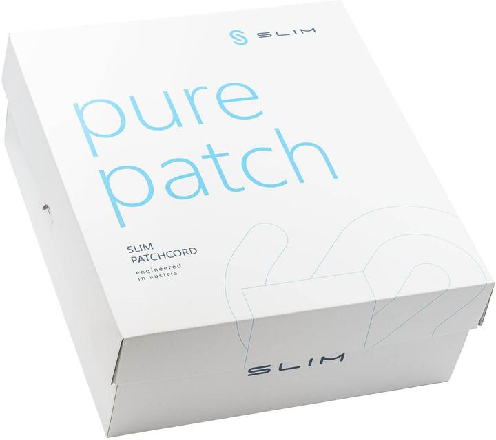 Image du produit SLIM Câble patch RJ-45, Cat 6A, U/FTP, 0,5 m, rouge, paquet de 90 (U/FTP, CAT6a, 0.50 m)