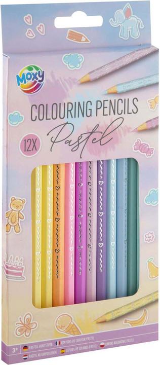 Produktbild Default Farveblyanter 12 stk. Pastelfarver (12x)