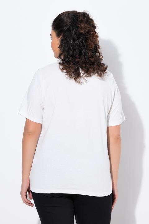 Actual product image Ulla Popken Flamingo Short Sleeve Graphic Tee (54)