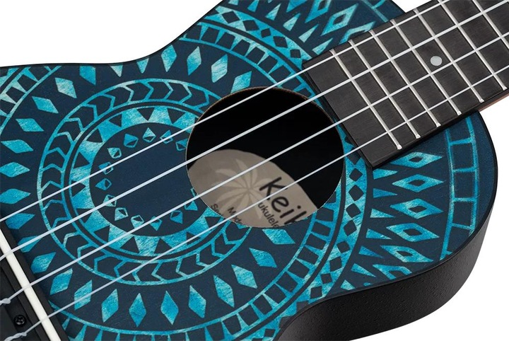 Immagine prodotto Keiki Pacchetto Ukulele - Soprano - Caleidoscopio blu (Soprano, Sopranino)