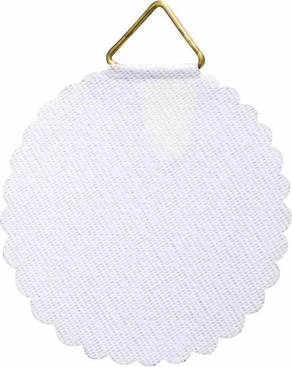 HSI SB Adhesive picture eyelets 30 mm white, content: 10 pcs. (10 Piece, 72000 mm)