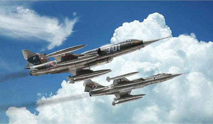 Actual product image Italeri F-104G Recce (upgraded edition)