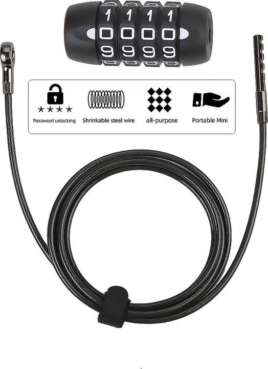 Actual product image Mobygo Kabelschloss EasyPass (180 cm)