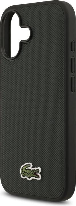 Actual product image Lacoste Iconic Petit Pique Woven Logo MagSafe case for iPhone 17 sinople (Apple iPhone 17)