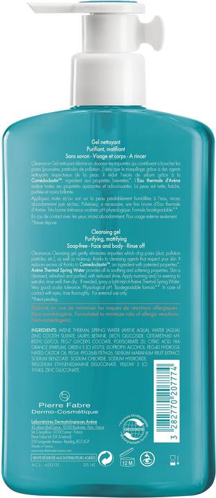 Image du produit Avène Gel nettoyant Cleanance (Gel nettoyant, 400 ml)