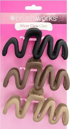 Actual product image Brush Works Wave Claw Clips (3 pcs.)