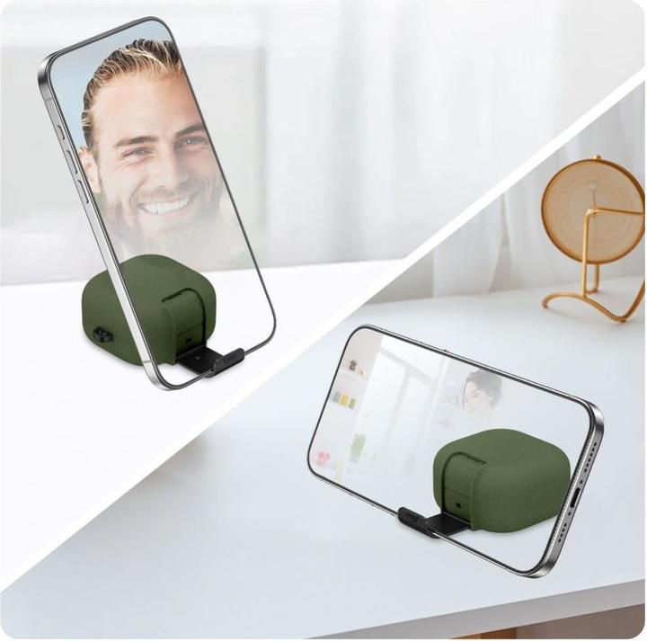 Productafbeelding 4Kom Tech-Protect Slim Hook Samsung Galaxy Buds 4 / 4 Pro Olivgrün (Hoofdtelefoon hoes)