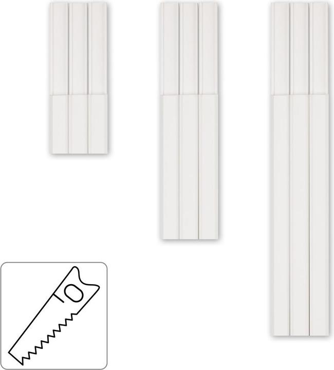 Actual product image Hama PVC cable duct, square (Duct, 100 cm)